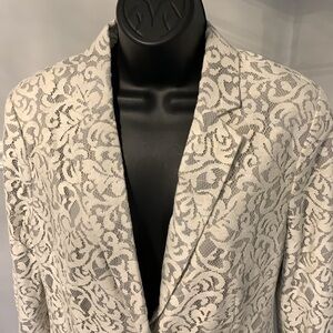 Appleseed’s Lace Blazer Size 12 NWT